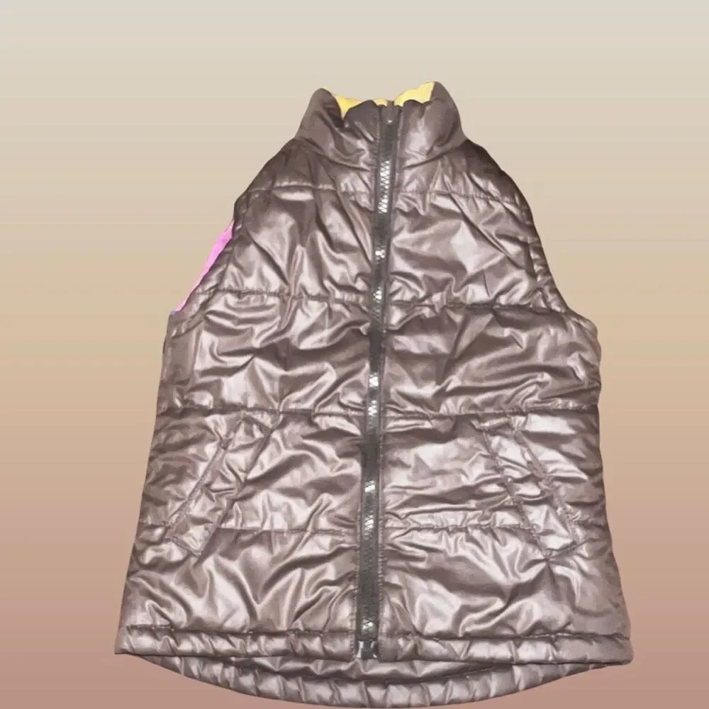 The Children’s Place Princess Reversible Puffer Vest Size 4